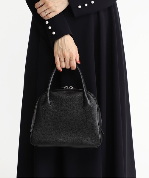 VERMEIL par iena(ヴェルメイユパーイエナ)の「《追加》MAISON CANAU(メゾン カナウ) ラウンドボストン MCLH3AB2(ボストンバッグ・レディース・ブラック・FREE)」の10枚目の写真