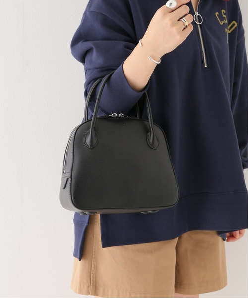 VERMEIL par iena(ヴェルメイユパーイエナ)の「《追加》MAISON CANAU(メゾン カナウ) ラウンドボストン MCLH3AB2(ボストンバッグ・レディース・ブラック・FREE)」の17枚目の写真