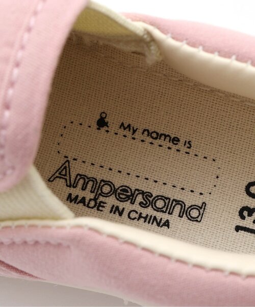 Ampersand（アンパサンド）の「スリッポン（スリッポン・キッズ・その他10/ブラック/ベージュ/ブルー/ピンク/カーキ・15 /20/18/13/17/19/14/16）」の8枚目の写真