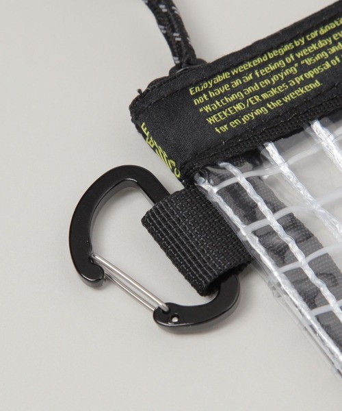 WEEKEND(ER)(ウィークエンダー)の「【WEEKEND(ER)&CO./ウィークエンダー】フラットクリアケース(ショルダーバッグ・メンズ・ブラック・FREE)」の3枚目の写真