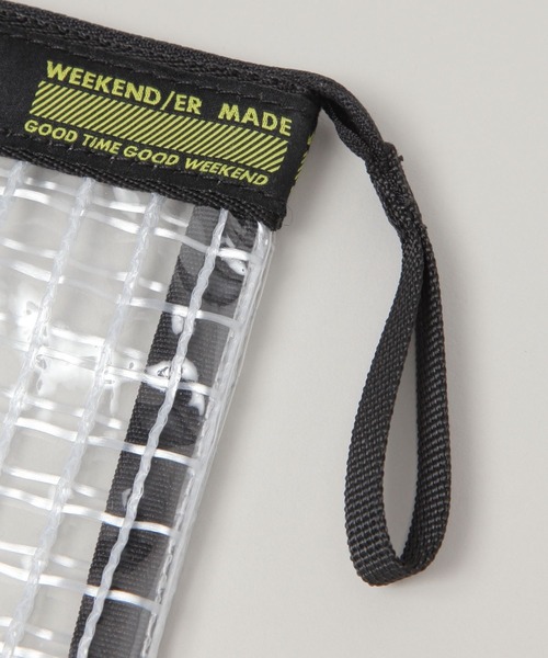 WEEKEND(ER)(ウィークエンダー)の「【WEEKEND(ER)&CO./ウィークエンダー】フラットクリアケース(ショルダーバッグ・メンズ・ブラック・FREE)」の6枚目の写真