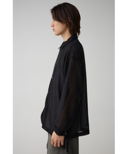 AZUL by moussy（アズールバイマウジー）の「シャーリングシアーシャツコーチジャケット（テーラードジャケット・メンズ・ライトグレー/ブラック・FREE）」の20枚目の写真