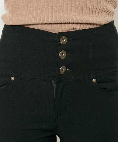 GORGE（ゴージ）の「《脚長バズりパンツ×美ライン》レディース ハイウエスト スキニーデニム 3ボタン 春夏秋冬（デニムパンツ・レディース・ブラック/ブルー/ブラック系その他/インディゴブルー/ブルー系その他/ブルー系その他2・S/M/L/XS）」の21枚目の写真