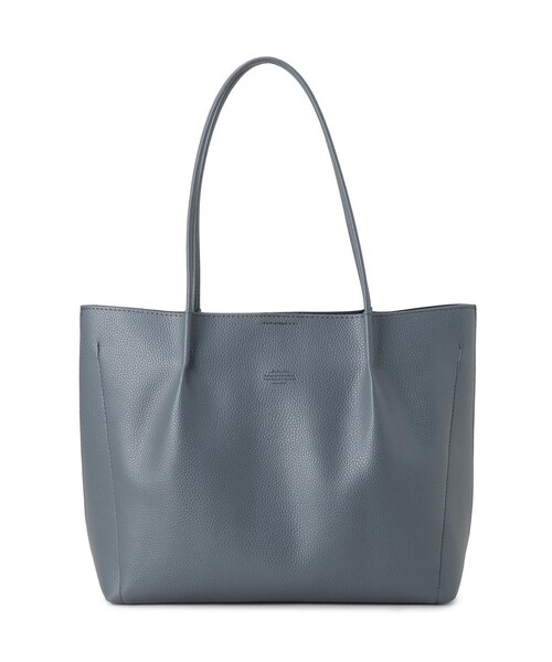 ITS'DEMO（イッツデモ）の「◆【通勤／全7色】仕切りポケットA4トート（トートバッグ・レディース・ピンク系/ベージュ/イエロー/ダークグリーン/ブラック/アイボリー/ブルー・00）」の5枚目の写真