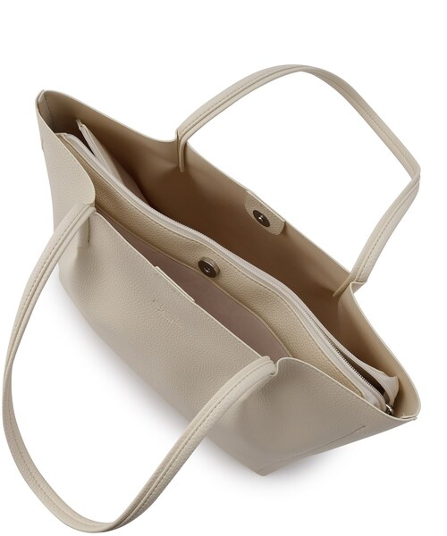 ITS'DEMO（イッツデモ）の「◆【通勤／全7色】仕切りポケットA4トート（トートバッグ・レディース・ピンク系/ベージュ/イエロー/ダークグリーン/ブラック/アイボリー/ブルー・00）」の20枚目の写真