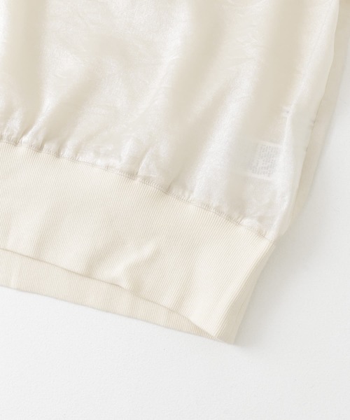 KBF（ケイビーエフ）の「シャイニールーズプルオーバー（Tシャツ/カットソー・レディース・ライトベージュ/ネイビー・ONE）」の20枚目の写真