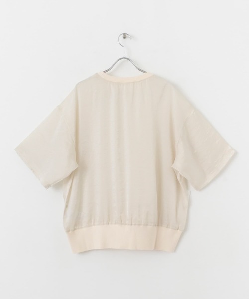 KBF（ケイビーエフ）の「シャイニールーズプルオーバー（Tシャツ/カットソー・レディース・ライトベージュ/ネイビー・ONE）」の21枚目の写真