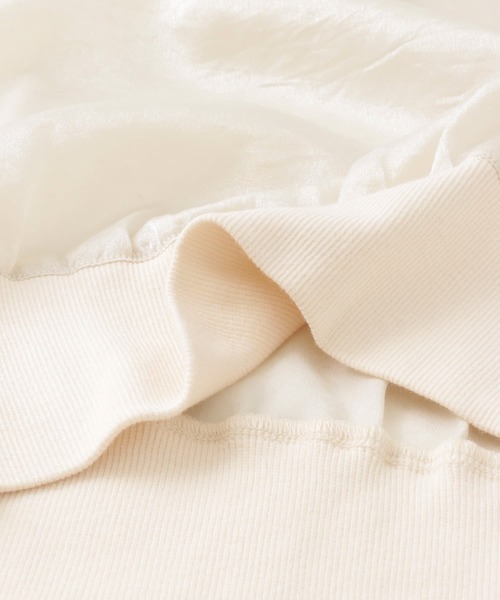 KBF（ケイビーエフ）の「シャイニールーズプルオーバー（Tシャツ/カットソー・レディース・ライトベージュ/ネイビー・ONE）」の22枚目の写真