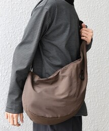 SHIPS any（シップス エニィ）の「SHIPS any: リップストップ ナイロン ロゴ 刺繍 クレッセント ショルダーバッグ◇（ショルダーバッグ）」