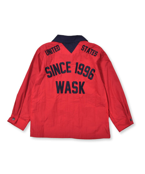 WASK（ワスク）の「配色ロゴ刺しゅうナイロンワッシャーコーチジャケット(100~160cm)（ナイロンジャケット・キッズ・レッド/ネイビー・100cm/110cm/120cm/130cm/140cm/150cm/160cm）」の10枚目の写真
