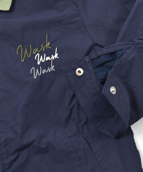 WASK（ワスク）の「配色ロゴ刺しゅうナイロンワッシャーコーチジャケット(100~160cm)（ナイロンジャケット・キッズ・レッド/ネイビー・100cm/110cm/120cm/130cm/140cm/150cm/160cm）」の19枚目の写真