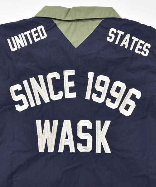 WASK（ワスク）の「配色ロゴ刺しゅうナイロンワッシャーコーチジャケット(100~160cm)（ナイロンジャケット・キッズ・レッド/ネイビー・100cm/110cm/120cm/130cm/140cm/150cm/160cm）」の21枚目の写真