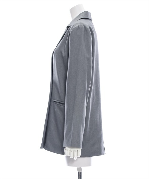 clear（クリア）の「ダブルジャケット[セットアップ可能 BIGシルエット オフィスカジュアル ベーシック 大人]≪再入荷≫（テーラードジャケット・レディース・グレー/ベージュ/ブラック・F）」の12枚目の写真