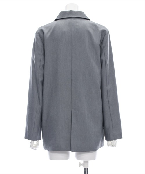 clear（クリア）の「ダブルジャケット[セットアップ可能 BIGシルエット オフィスカジュアル ベーシック 大人]≪再入荷≫（テーラードジャケット・レディース・グレー/ベージュ/ブラック・F）」の10枚目の写真