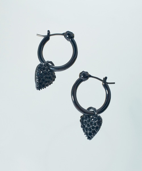 GOLDY(ゴールディ)の「ラズベリー ハート ピアス(ピアス(両耳用)・レディース・ゴールド/シルバー/ガンメタ・FREE)」の3枚目の写真