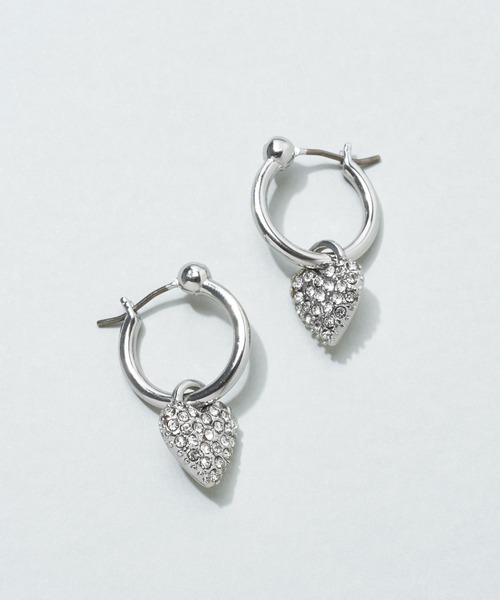 GOLDY(ゴールディ)の「ラズベリー ハート ピアス(ピアス(両耳用)・レディース・ゴールド/シルバー/ガンメタ・FREE)」の10枚目の写真