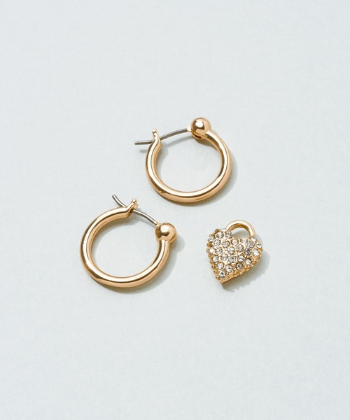 GOLDY(ゴールディ)の「ラズベリー ハート ピアス(ピアス(両耳用)・レディース・ゴールド/シルバー/ガンメタ・FREE)」の8枚目の写真