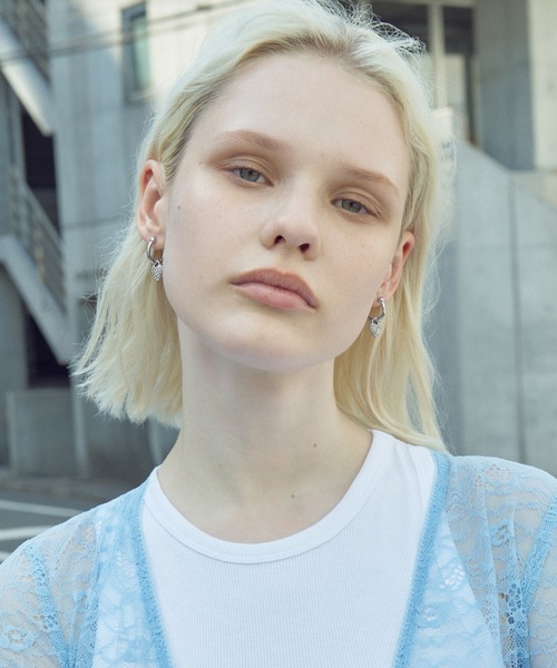 GOLDY(ゴールディ)の「ラズベリー ハート ピアス(ピアス(両耳用)・レディース・ゴールド/シルバー/ガンメタ・FREE)」の5枚目の写真