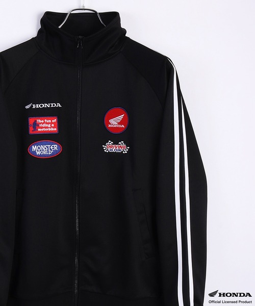 Honda × MONSTER WORLD 長袖 ライントラックジャケット /ブロークコア