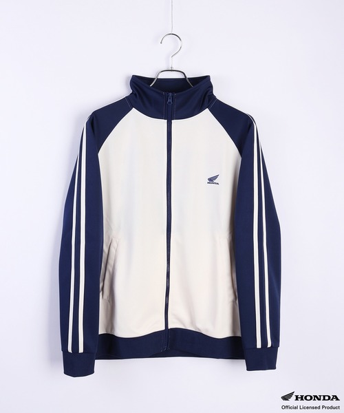 WESTSEA（ウエストシー）の「Honda × MONSTER WORLD 長袖 ライントラックジャケット　/ブロークコア（ジャージ・メンズ・ブラック系その他/ブラック/キナリ/ホワイト系その他・M/L）」の8枚目の写真