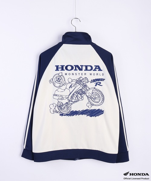 Honda × MONSTER WORLD 長袖 ライントラックジャケット /ブロークコア