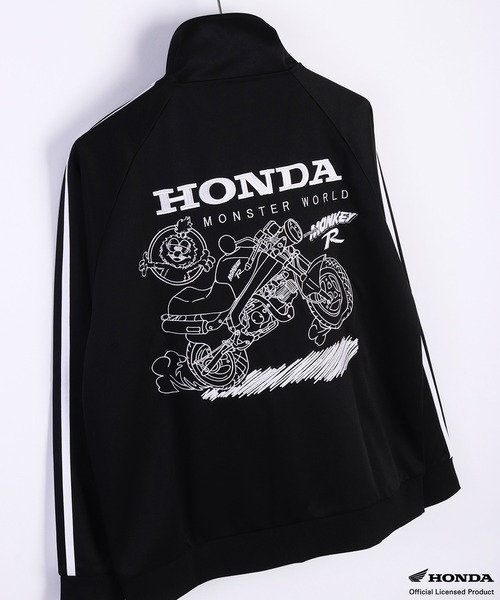Honda × MONSTER WORLD 長袖 ライントラックジャケット /ブロークコア