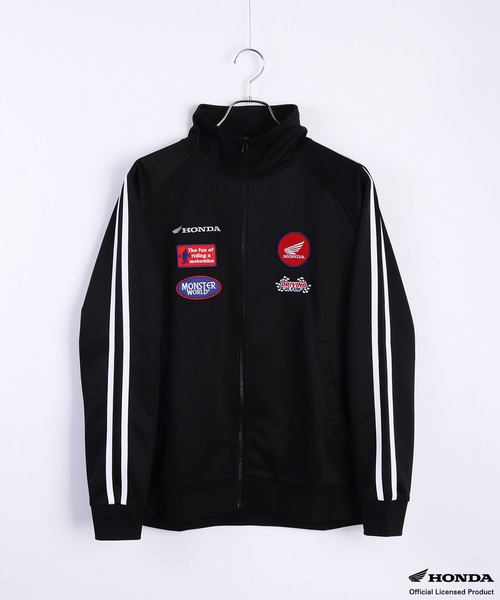 WESTSEA（ウエストシー）の「Honda × MONSTER WORLD 長袖 ライントラックジャケット　/ブロークコア（ジャージ・メンズ・ブラック系その他/ブラック/キナリ/ホワイト系その他・M/L）」の13枚目の写真