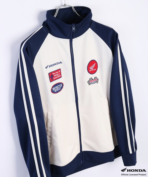 WESTSEA（ウエストシー）の「Honda × MONSTER WORLD 長袖 ライントラックジャケット　/ブロークコア（ジャージ・メンズ・ブラック系その他/ブラック/キナリ/ホワイト系その他・M/L）」の21枚目の写真