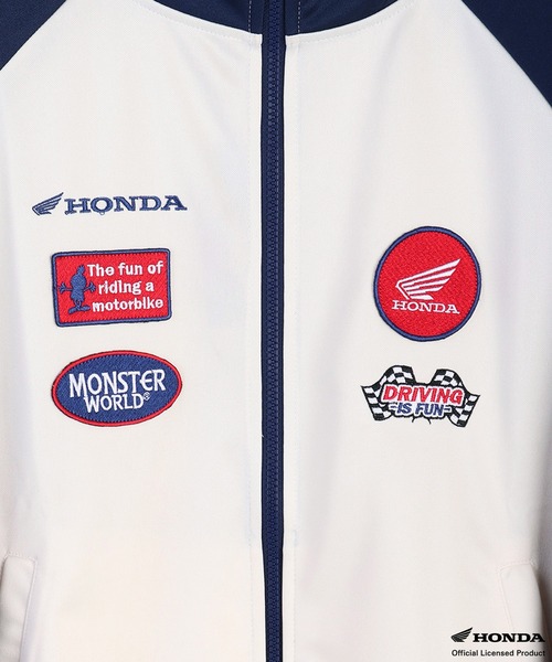 WESTSEA（ウエストシー）の「Honda × MONSTER WORLD 長袖 ライントラックジャケット　/ブロークコア（ジャージ・メンズ・ブラック系その他/ブラック/キナリ/ホワイト系その他・M/L）」の22枚目の写真