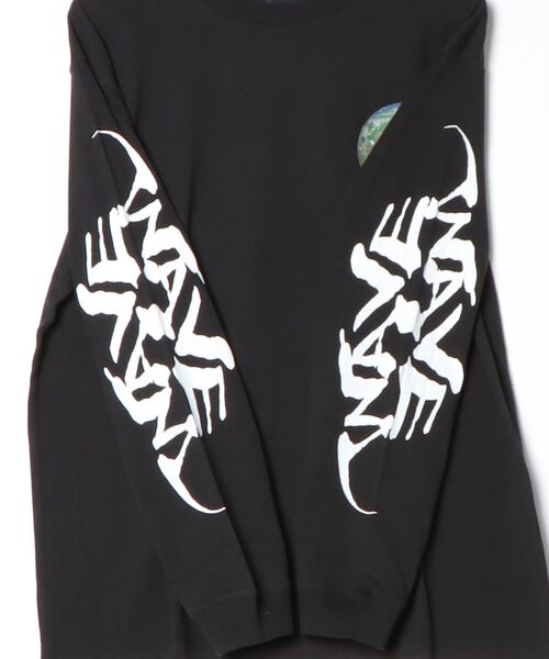 MANASTASH(マナスタッシュ)の「MANASTASH/マナスタッシュ CiTee L/S TEE WAVE/シティーロンT ウェーブ(Tシャツ/カットソー・メンズ・ブラック/ホワイト・XL/M/L/S)」の19枚目の写真