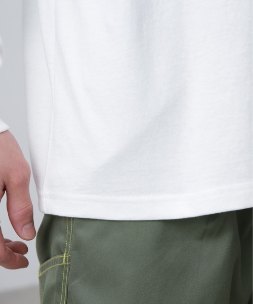 MANASTASH(マナスタッシュ)の「MANASTASH/マナスタッシュ CiTee L/S TEE WAVE/シティーロンT ウェーブ(Tシャツ/カットソー・メンズ・ブラック/ホワイト・XL/M/L/S)」の14枚目の写真