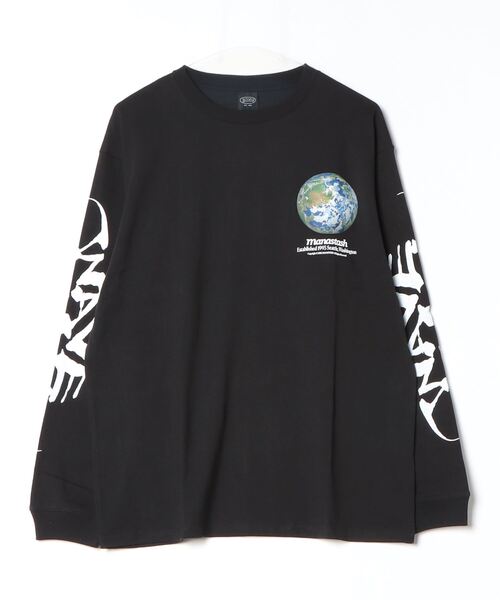 MANASTASH(マナスタッシュ)の「MANASTASH/マナスタッシュ CiTee L/S TEE WAVE/シティーロンT ウェーブ(Tシャツ/カットソー・メンズ・ブラック/ホワイト・XL/M/L/S)」の17枚目の写真
