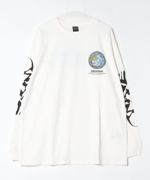 MANASTASH(マナスタッシュ)の「MANASTASH/マナスタッシュ CiTee L/S TEE WAVE/シティーロンT ウェーブ(Tシャツ/カットソー・メンズ・ブラック/ホワイト・XL/M/L/S)」の16枚目の写真