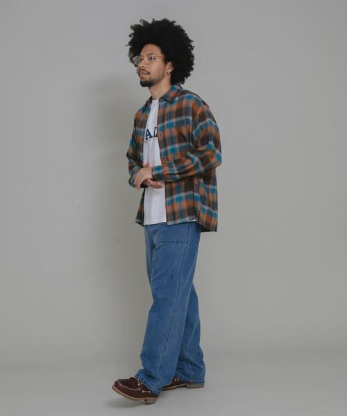 URBAN RESEARCH Sonny Label（アーバンリサーチサニーレーベル）の「リラックスフィットチェックレギュラーシャツ（シャツ/ブラウス・メンズ・グレー系その他/ブラウン系その他/ブラック系その他・MEDIUM/LARGE）」の7枚目の写真