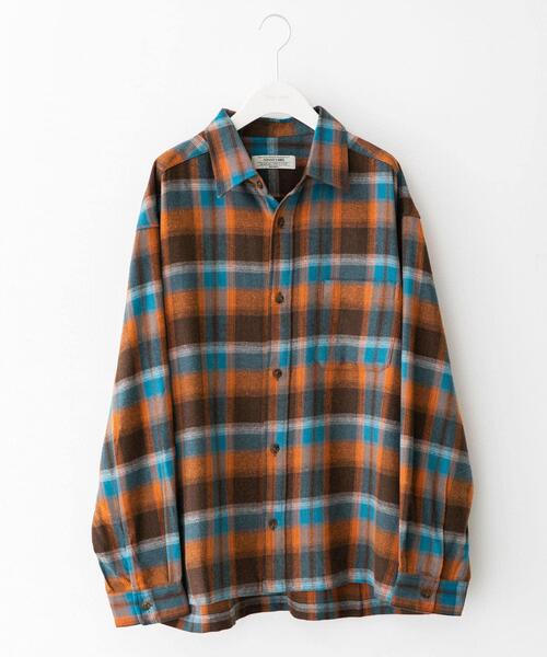 URBAN RESEARCH Sonny Label（アーバンリサーチサニーレーベル）の「リラックスフィットチェックレギュラーシャツ（シャツ/ブラウス・メンズ・グレー系その他/ブラウン系その他/ブラック系その他・MEDIUM/LARGE）」の8枚目の写真