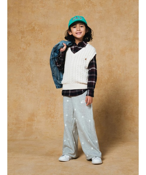 GAP(ギャップ)の「オーガニックコットン フランネルシャツ (キッズ)(シャツ/ブラウス・キッズ・バーガンディー/ブルー/アイボリー・110cm/120cm/130cm/140cm/150cm/160cm)」の13枚目の写真