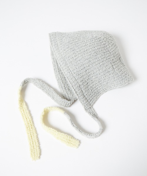 RACAL（ラカル）の「Loop Yarn Warm Knit Hoodie / モコニットウォームフーディー（ニットキャップ/ビーニー・レディース・ベージュ/ブラウン/グレー/サックスブルー・FREE）」の12枚目の写真