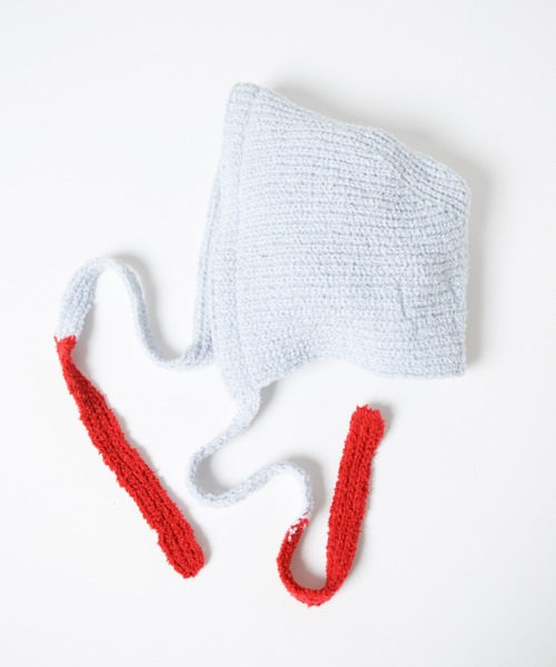 RACAL（ラカル）の「Loop Yarn Warm Knit Hoodie / モコニットウォームフーディー（ニットキャップ/ビーニー・レディース・ベージュ/ブラウン/グレー/サックスブルー・FREE）」の14枚目の写真