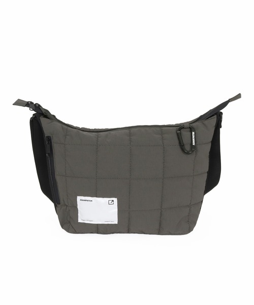 ADAM PATEK（アダムパテック）の「mko12281-square quilt middle shoulder bag ショルダーバッグ（ショルダーバッグ・メンズ・カーキ/ブラック/グレー・FREE）」の8枚目の写真