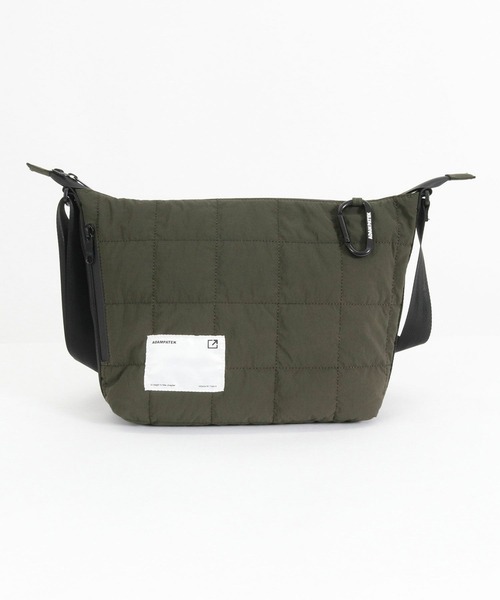 ADAM PATEK（アダムパテック）の「mko12281-square quilt middle shoulder bag ショルダーバッグ（ショルダーバッグ・メンズ・カーキ/ブラック/グレー・FREE）」の10枚目の写真