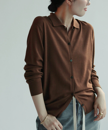 Plage - plage super fain wool ボートネックプルオーバー Plage/スーパーファインウールリブボートネックプルオーバー