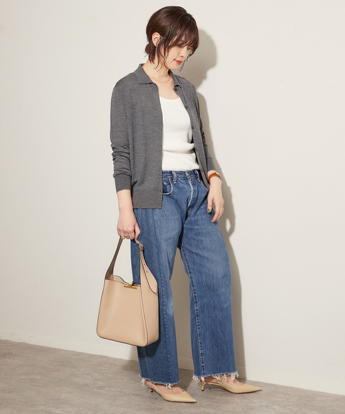 プラージュ　Collar カーディガン Collar Knit カーディガン（カーディガン/ボレロ）｜Plage