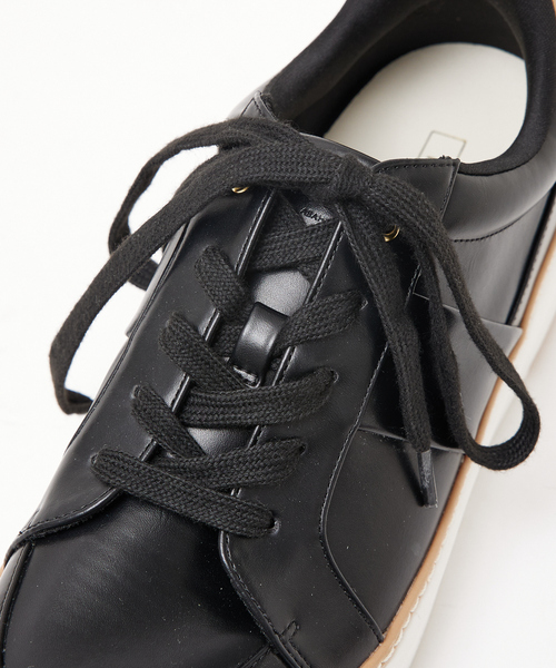 PICHE ABAHOUSE（ピシェ アバハウス）の「【最高スニーカー】コートソールスニーカー（スニーカー・レディース・ホワイト/ブラック/ライトベージュ・23/24/22.5/24.5/23.5）」の12枚目の写真