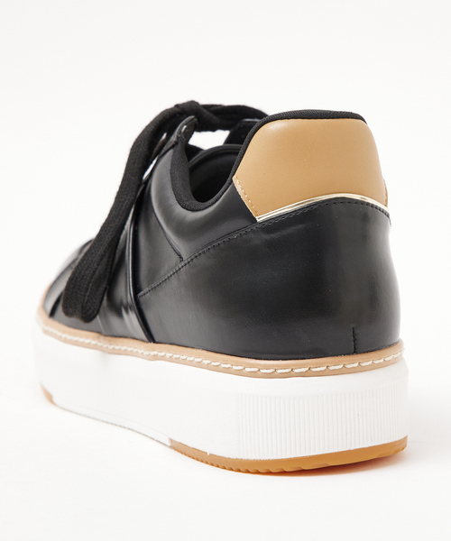 PICHE ABAHOUSE（ピシェ アバハウス）の「【最高スニーカー】コートソールスニーカー（スニーカー・レディース・ホワイト/ブラック/ライトベージュ・23/24/22.5/24.5/23.5）」の13枚目の写真