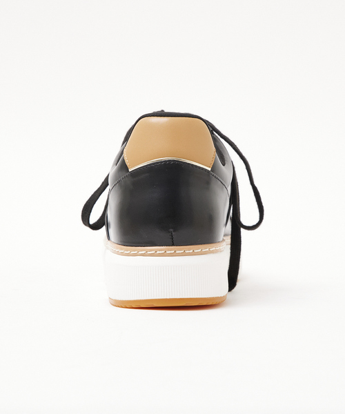 PICHE ABAHOUSE（ピシェ アバハウス）の「【最高スニーカー】コートソールスニーカー（スニーカー・レディース・ホワイト/ブラック/ライトベージュ・23/24/22.5/24.5/23.5）」の14枚目の写真