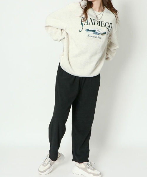 GORGE(ゴージ)の「《ふんわり軽い》レディース コーデュロイ シェフパンツ ゆるシルエット 楽ちん 秋冬(その他パンツ・レディース・ブラウン/ブラック・F)」の11枚目の写真