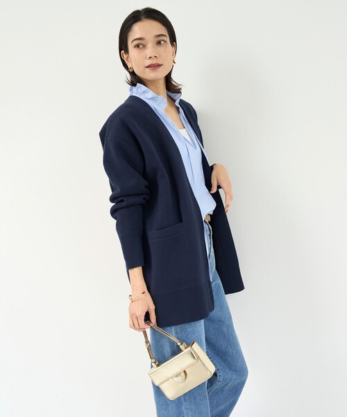 【セール】【洗える】スポンジニット カーディガン（カーディガン/ボレロ）｜UNFILO（アンフィーロ）