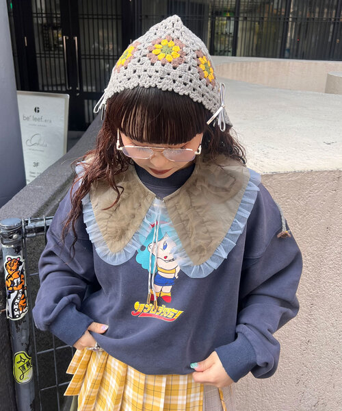 yuna_maruu企画】【Me＋Me/ミープラスミー】フリルドッキング付け襟