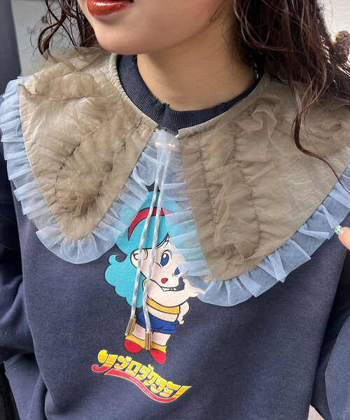 yuna_maruu企画】【Me＋Me/ミープラスミー】フリルドッキング付け襟