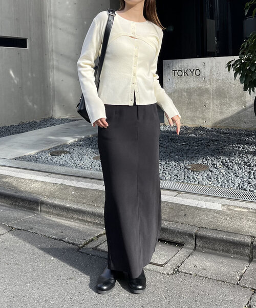 CAPRICIEUX LE'MAGEカプリシュレマージュWジップレイヤードニット WEB限定】Wジップレイヤードニット | CAPRICIEUX LE'MAGE(カプリ